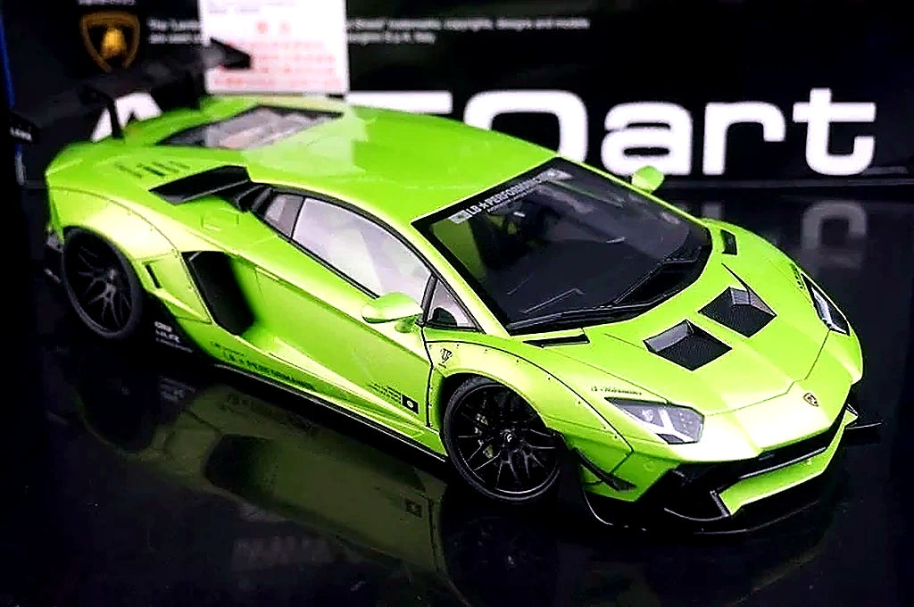 AutoArt Lamborghini 2012 Aventador LP700-4 LB-Works Green 1:18 – Modello da collezione in pressofuso