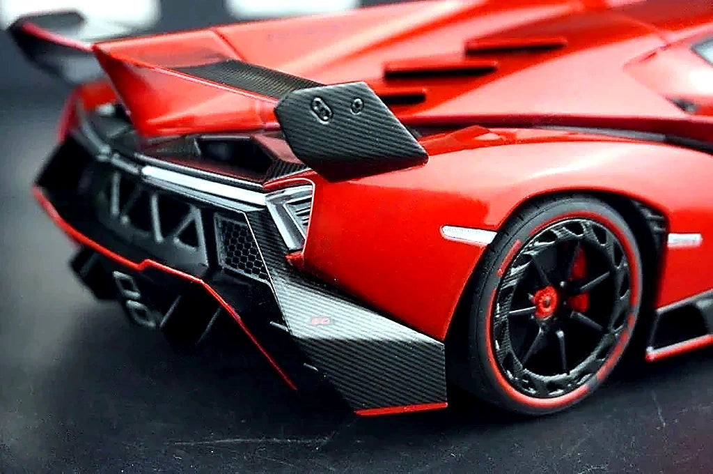 AutoArt Lamborghini 2013 فينينو بورغندي 1:18 – نموذج معدني قابل للجمع من القالب المصبوب