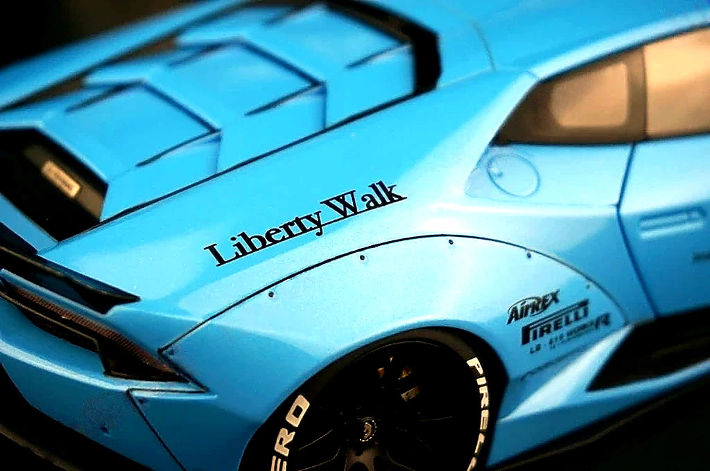 AutoArt Lamborghini 2015 Huracan LP610-4 LB-Works Blue 1:18 – Modello da collezione in pressofuso