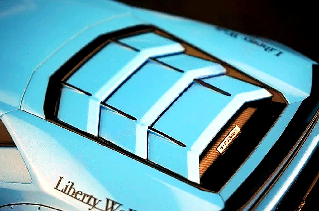 AutoArt Lamborghini 2015 Huracan LP610-4 LB-Works Blue 1:18 – Modello da collezione in pressofuso