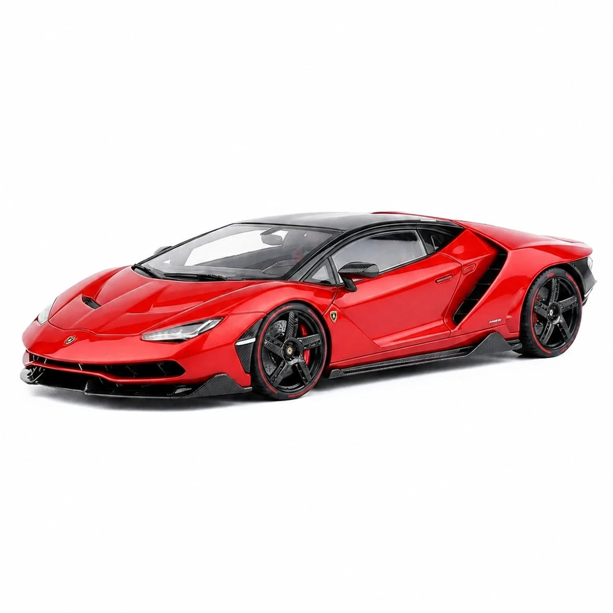 AutoArt Lamborghini 2016 سينتيناريو LP770-4 بورغندي 1:18 – نموذج معدني قابل للجمع مصبوب.