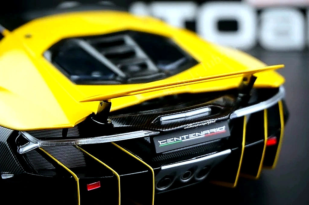 AutoArt Lamborghini 2016 Centenario LP770-4 Yellow 1:18 – Modello da collezione in metallo pressofuso