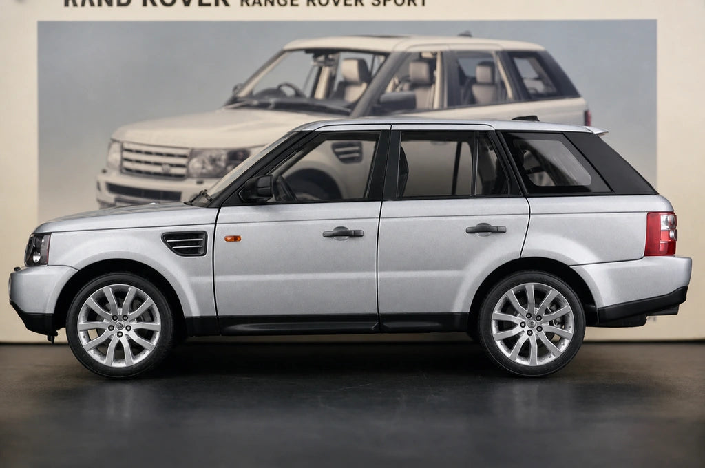 AutoArt Land Rover 2002 Range Rover Silver 1:18 – Modello da collezione pressofuso