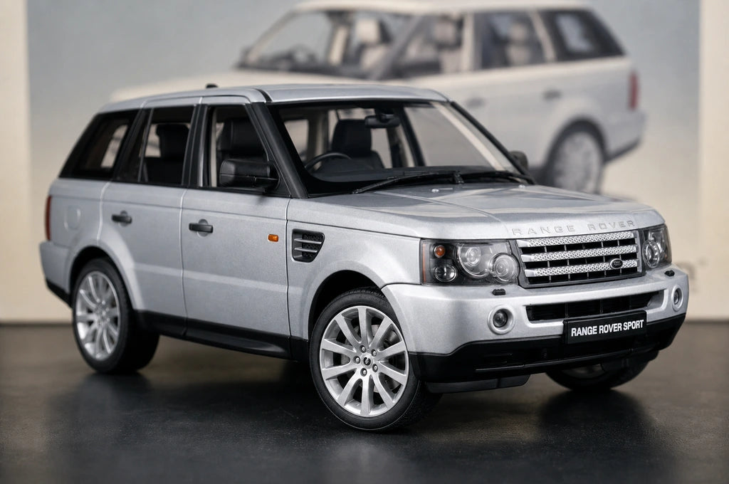 AutoArt Land Rover 2002 Range Rover Silver 1:18 – Modello da collezione pressofuso