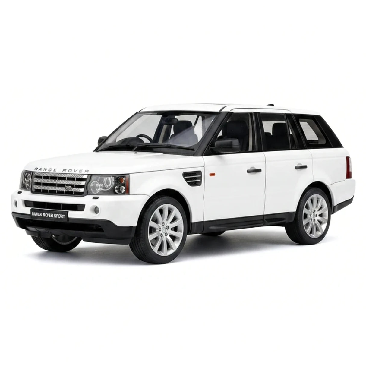 AutoArt Land Rover 2005 Range Rover سبورت وايت 1:18 – نموذج معدني قابل للجمع مصبوب.