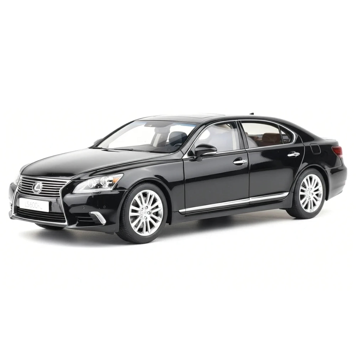 AutoArt Lexus 2013 LS 600hL Black 1:18 – نموذج معدني قابل للجمع مصبوب، مصبوب.
