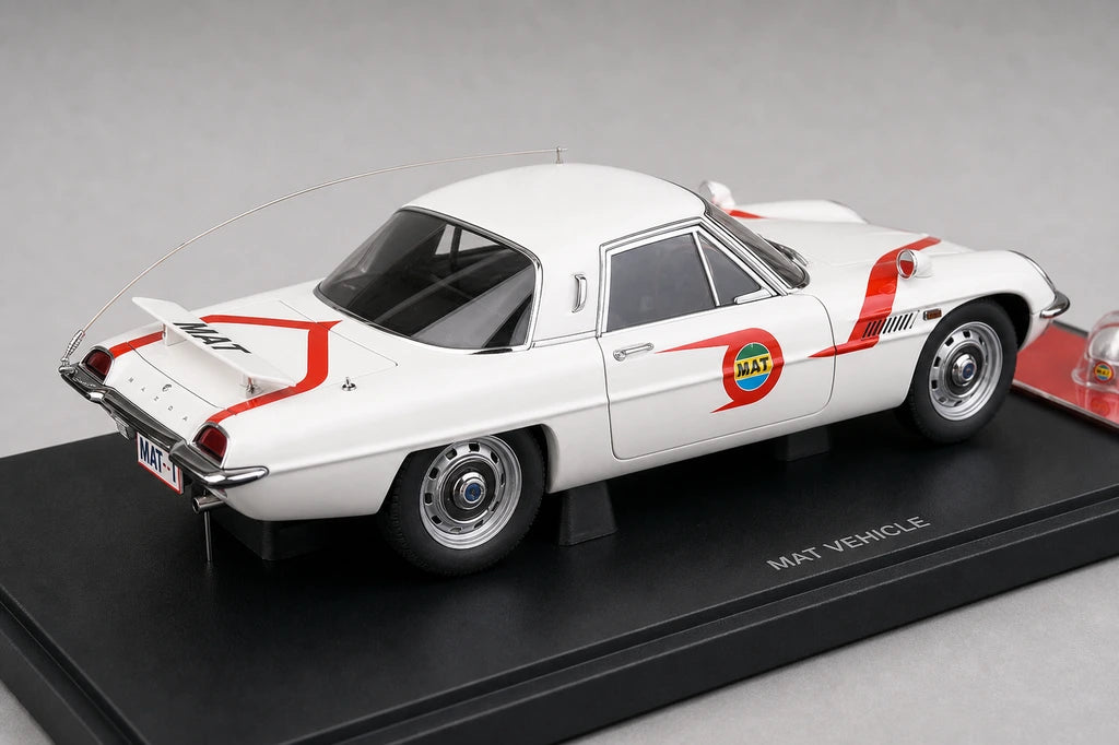 AutoArt Mazda 1971 Cosmo Sport Ultraman MAT Vehicle 1:18 – Collectible Diecast Model Die-Cast