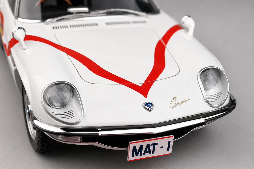 AutoArt Mazda 1971 Cosmo Sport Ultraman MAT Vehicle 1:18 – Collectible Diecast Model Die-Cast