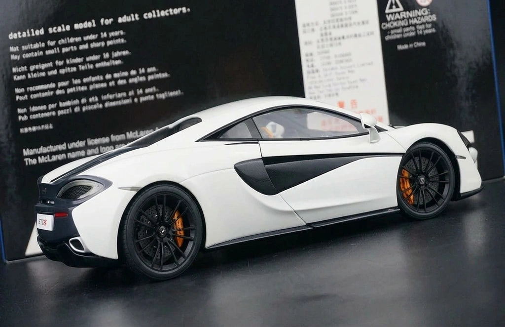 AutoArt McLaren 2015 570S White 1:18 – Modello da collezione in metallo pressofuso