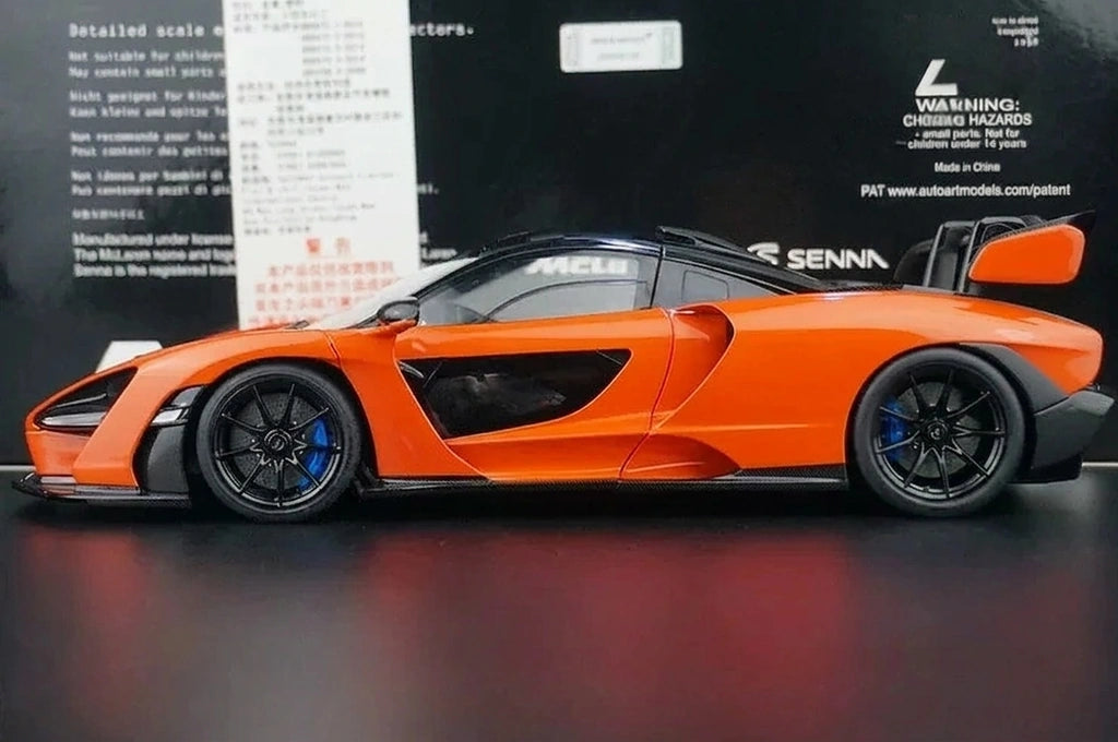 AutoArt McLaren 2018 Senna Orange 1:18 – Modello da collezione pressofuso