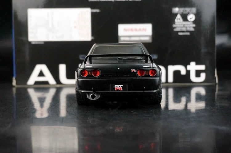 AutoArt Nissan 1989 Skyline GT-R R32 BBS Wheel Limited Matte Black 1:18 – modello da collezione pressofuso