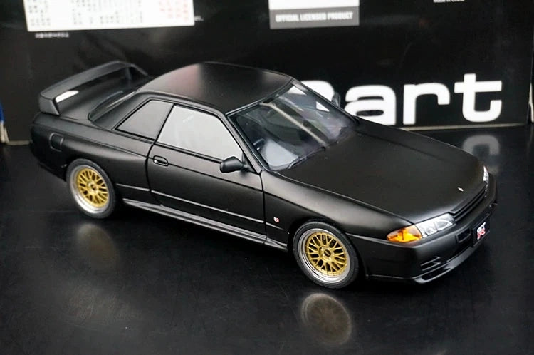 AutoArt Nissan 1989 Skyline GT-R R32 BBS Wheel Limited Matte Black 1:18 – modello da collezione pressofuso