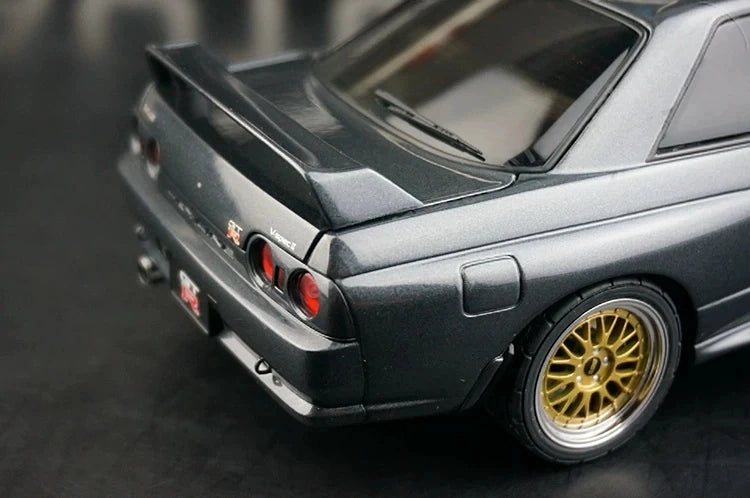 AutoArt Nissan 1989 Skyline GT-R R32 BBS Wheel Argento e Grigio 1:18 – Modello da collezione pressofuso