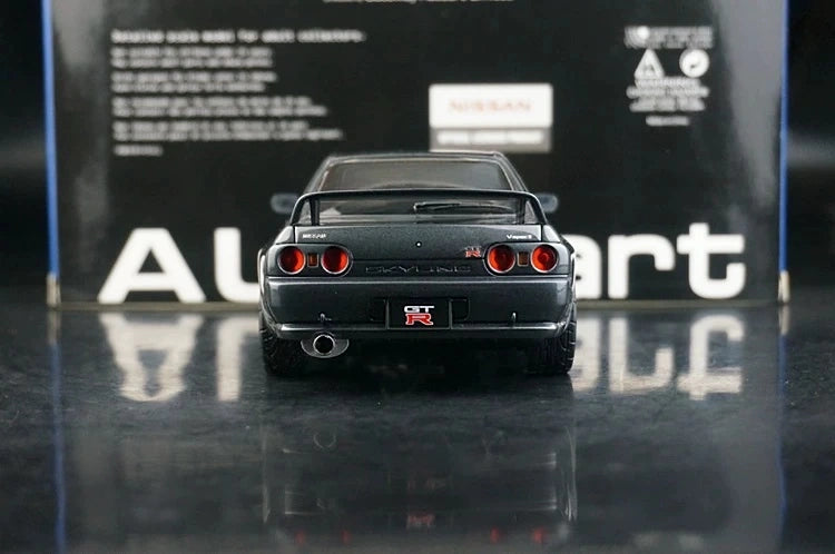 AutoArt Nissan 1989 Skyline GT-R R32 BBS Wheel Argento e Grigio 1:18 – Modello da collezione pressofuso