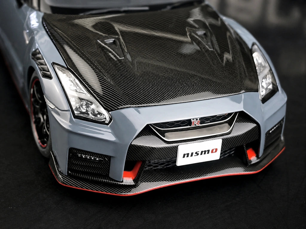 AutoArt Nissan 2017 GT-R R35 Nismo Gray 1:18 – Modello da collezione pressofuso