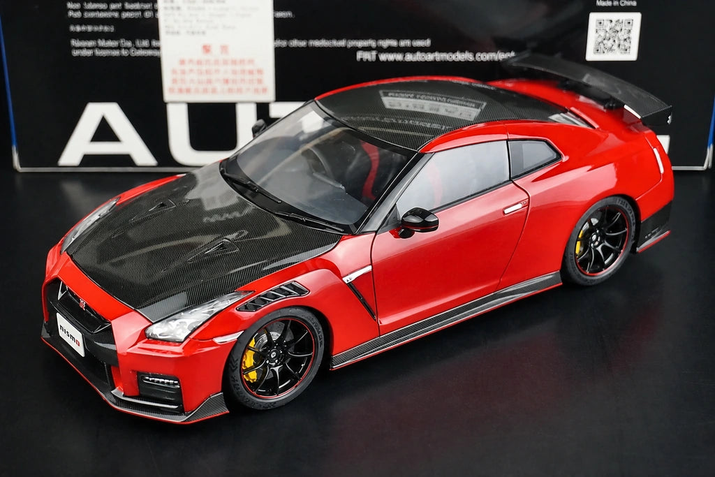 AutoArt Nissan 2017 GT-R R35 Nismo Red 1:18 – Modello da collezione in pressofuso