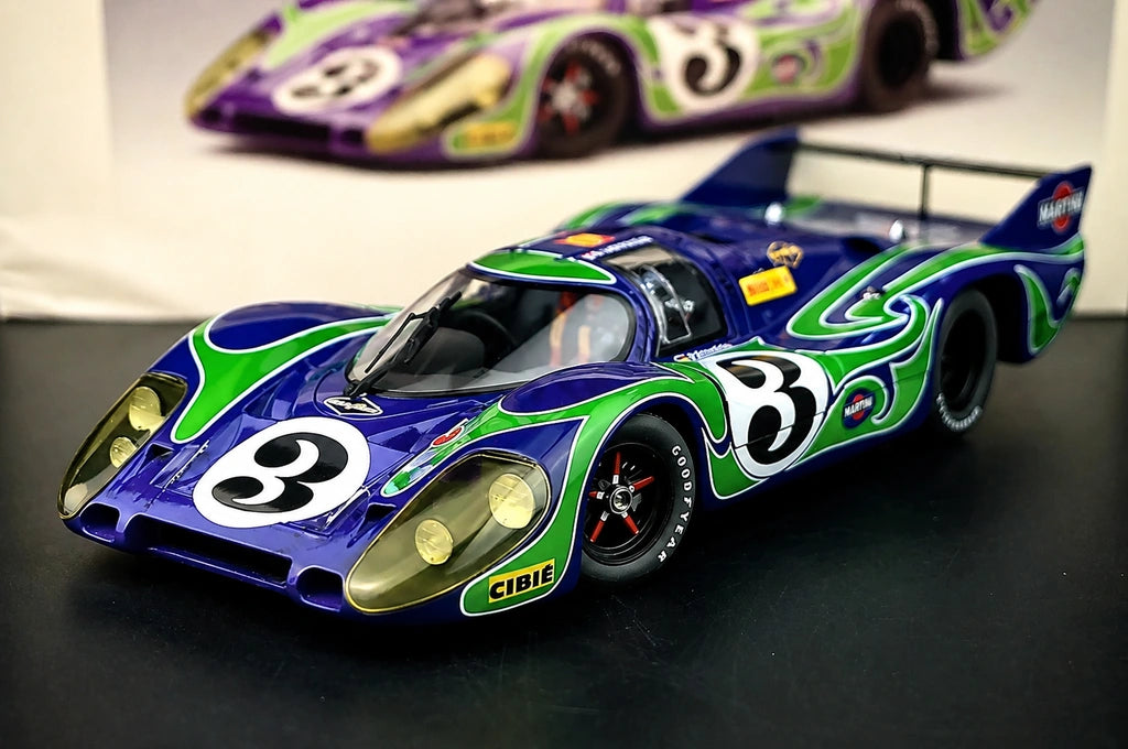 1:18 Porsche 1970 917 LH Modello #3 Le Mans di AutoArt - vista 2