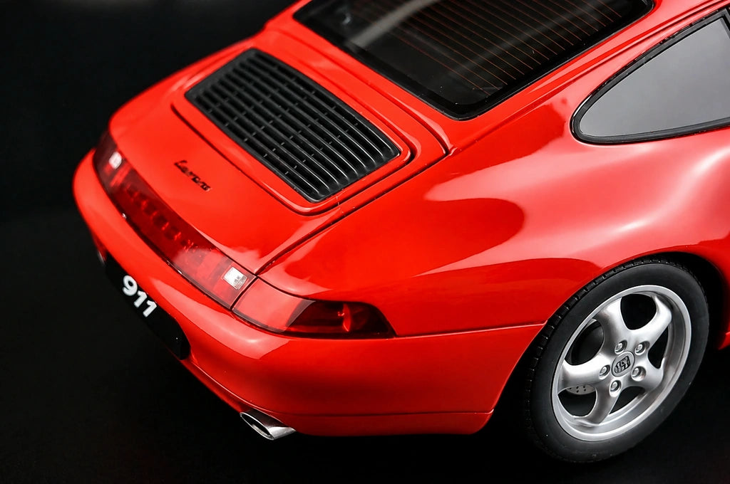 AutoArt Porsche 1995 911 993 Carrera Red 1:18 – Collectible Diecast Model Die-Cast