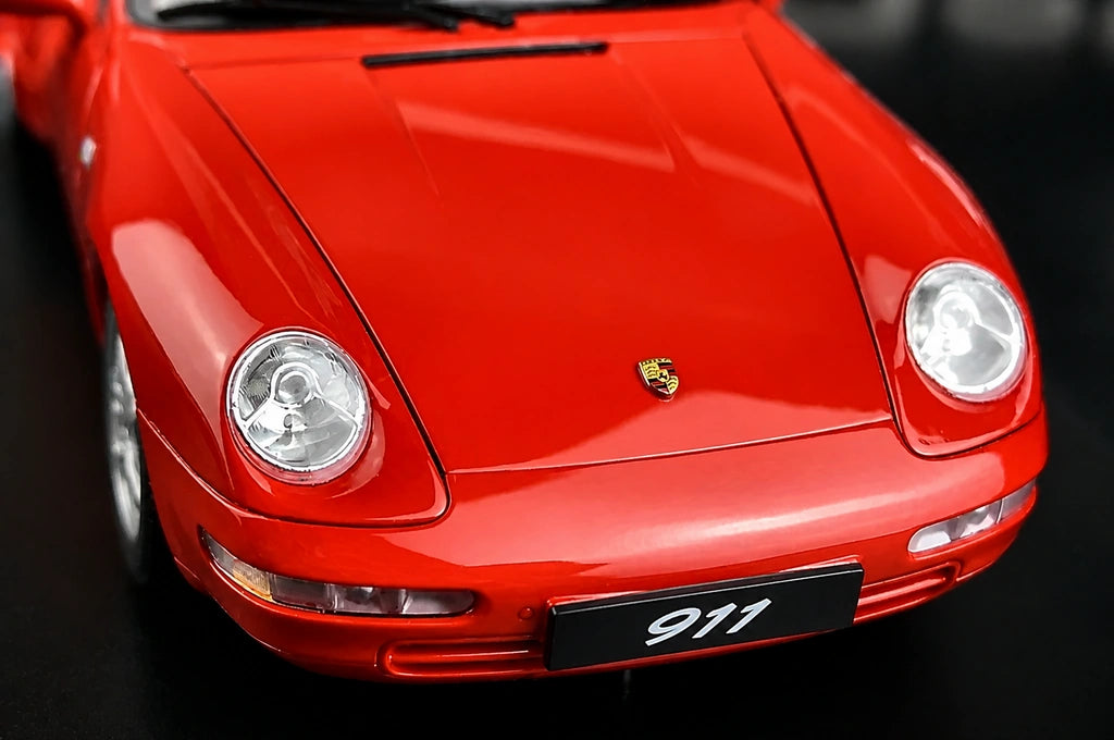 AutoArt Porsche 1995 911 993 Carrera Red 1:18 – Collectible Diecast Model Die-Cast