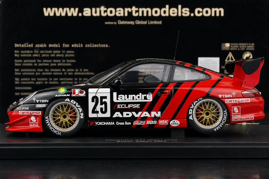 1:18 Porsche 2005 911 996 GT3 Super Taikyu #25 model car by AutoArt - view 3