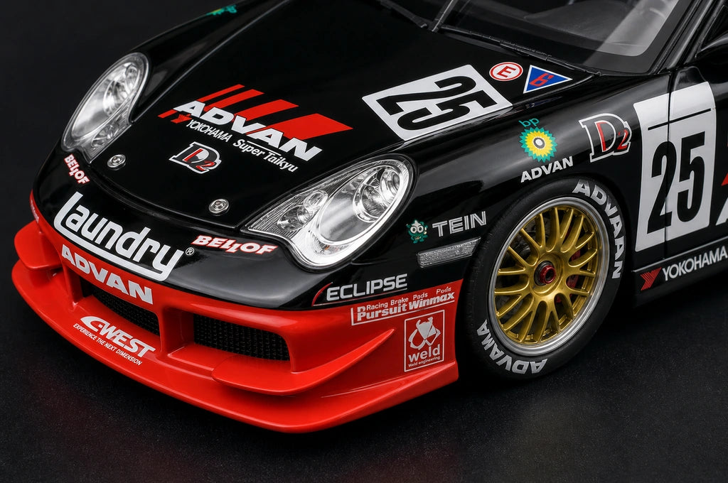 1:18 Porsche 2005 911 996 GT3 Super Taikyu #25 model car by AutoArt - view 9