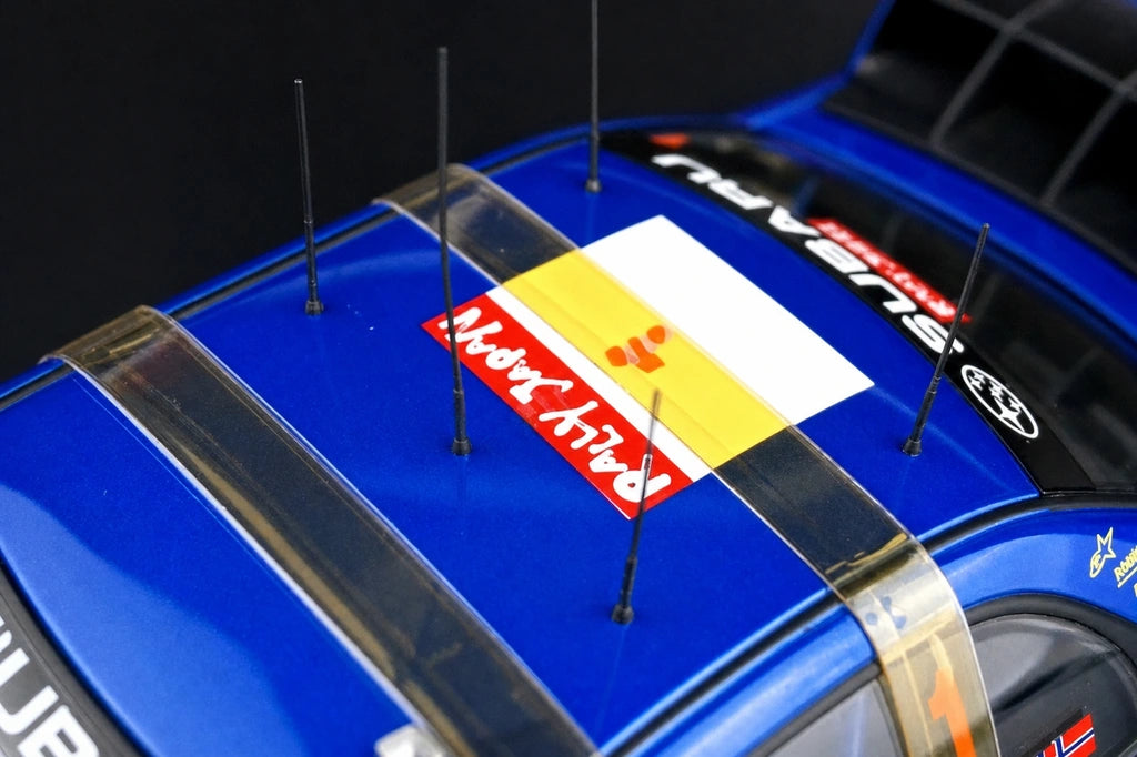 Subaru 2001 Impreza WRC Gravel #1 1:18 modèle de collection en métal moulé sous pression par AutoArt - vue 12