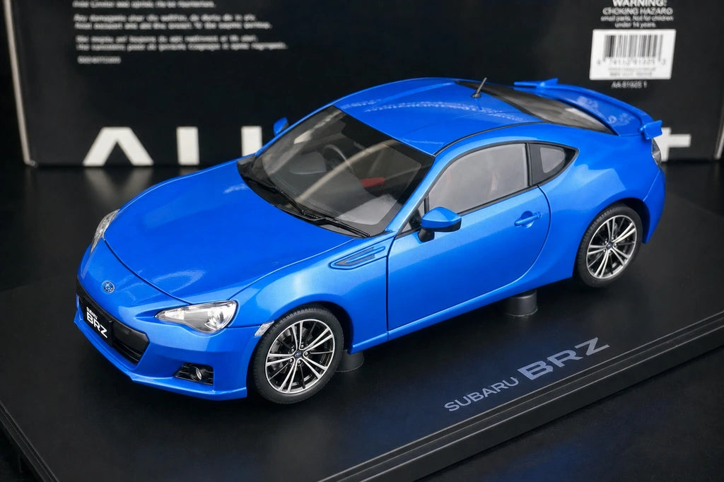 AutoArt Subaru 2013 BRZ azul 1:18 – modelo de coleção em metal fundido