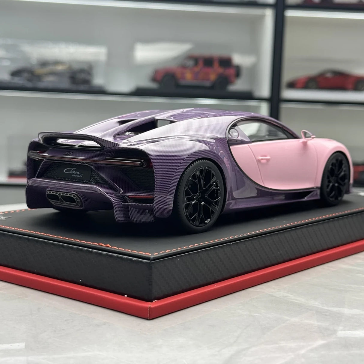 BBA Bugatti 2016 Chiron بينك 1:18 – نموذج راتنج قابل للجمع