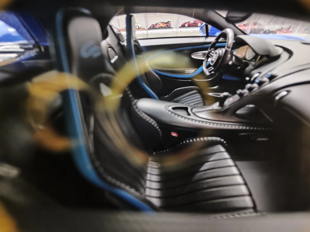 BBA Bugatti 2022 Chiron Profilee Blue 1:18 – keräilyhartsimallihartsi