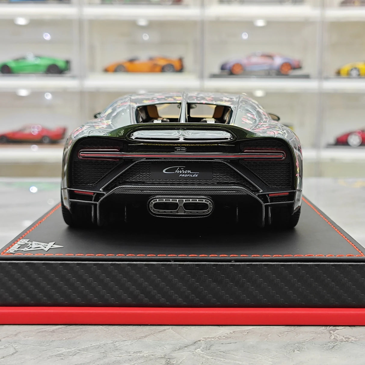 BBA Bugatti 2022 Chiron Profilee Sakura Gradient Green 1:18 – Keräilyhartsimallihartsi