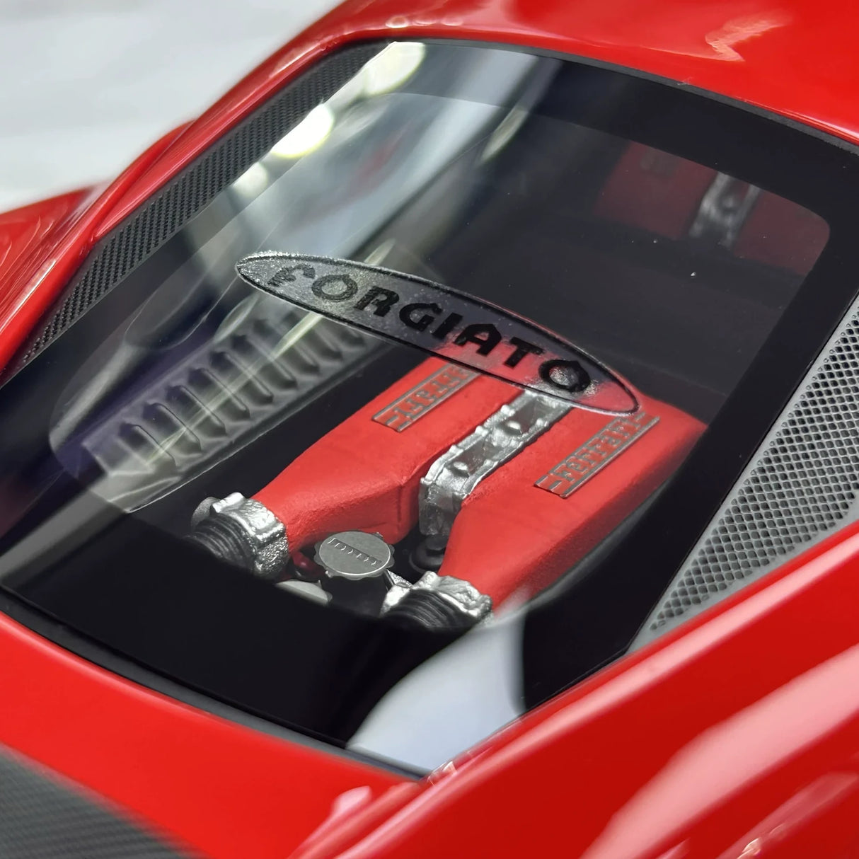 BBA Ferrari 2011 458 إيطاليا GT 1.0 LBWK خط أحمر أسود 1:18 – راتنج نموذجي قابل للجمع