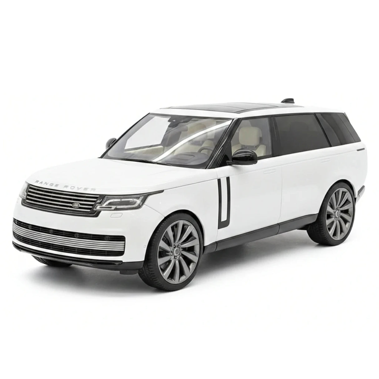 BBA Land Rover 2018 Range Rover SVAutobiografia Bianco a passo lungo 1:18 – Resina modello in resina collezionabile
