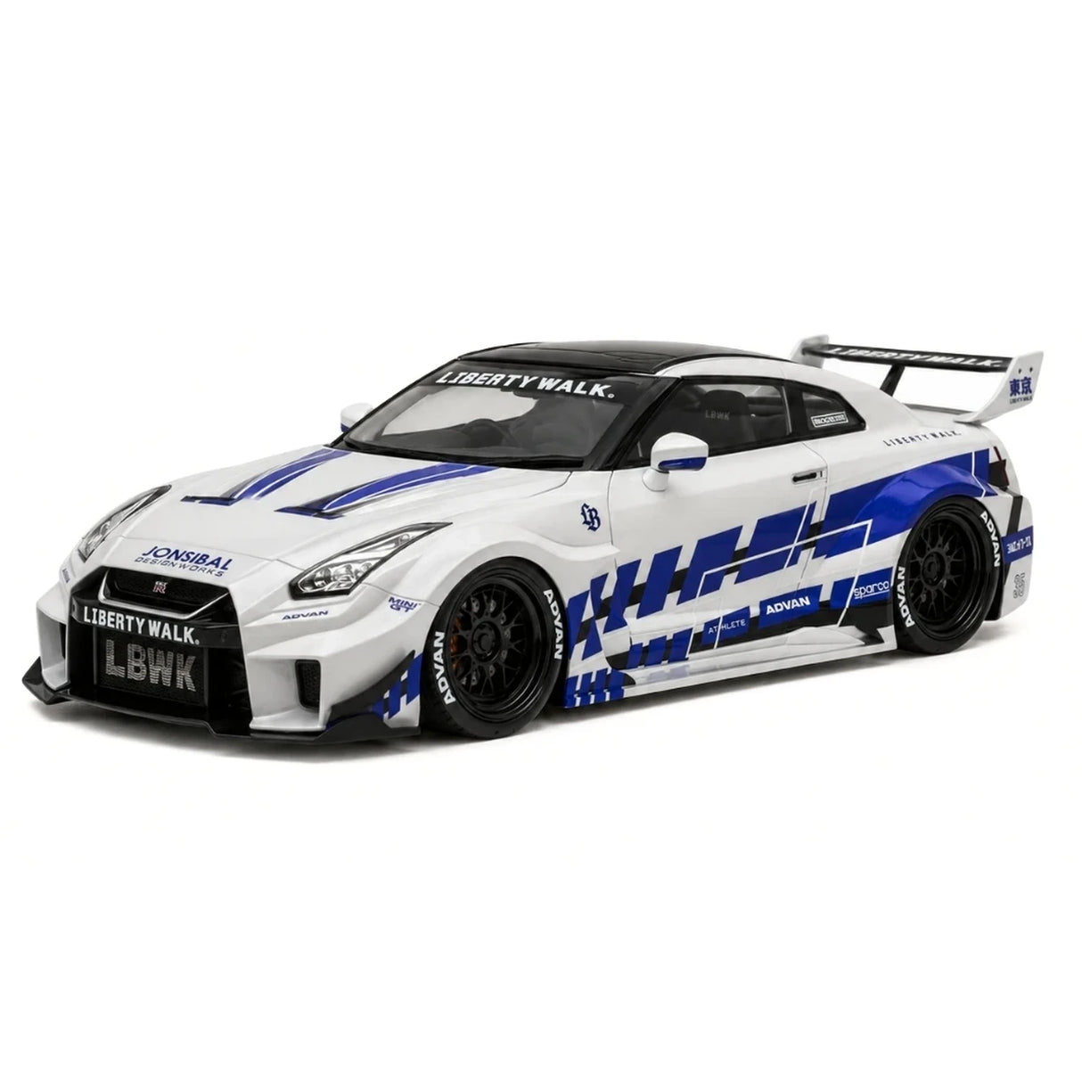 BBA Nissan 2024 GT-R R35 35GT-RR Silver 1:18 – Modello in resina collezionabile