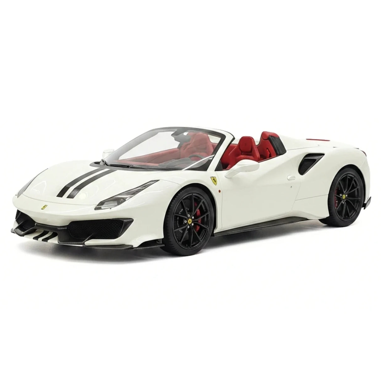BBR Ferrari 2018 488 Pista Spider Bianco Avus 1:18 – Resina modello in resina collezionabile
