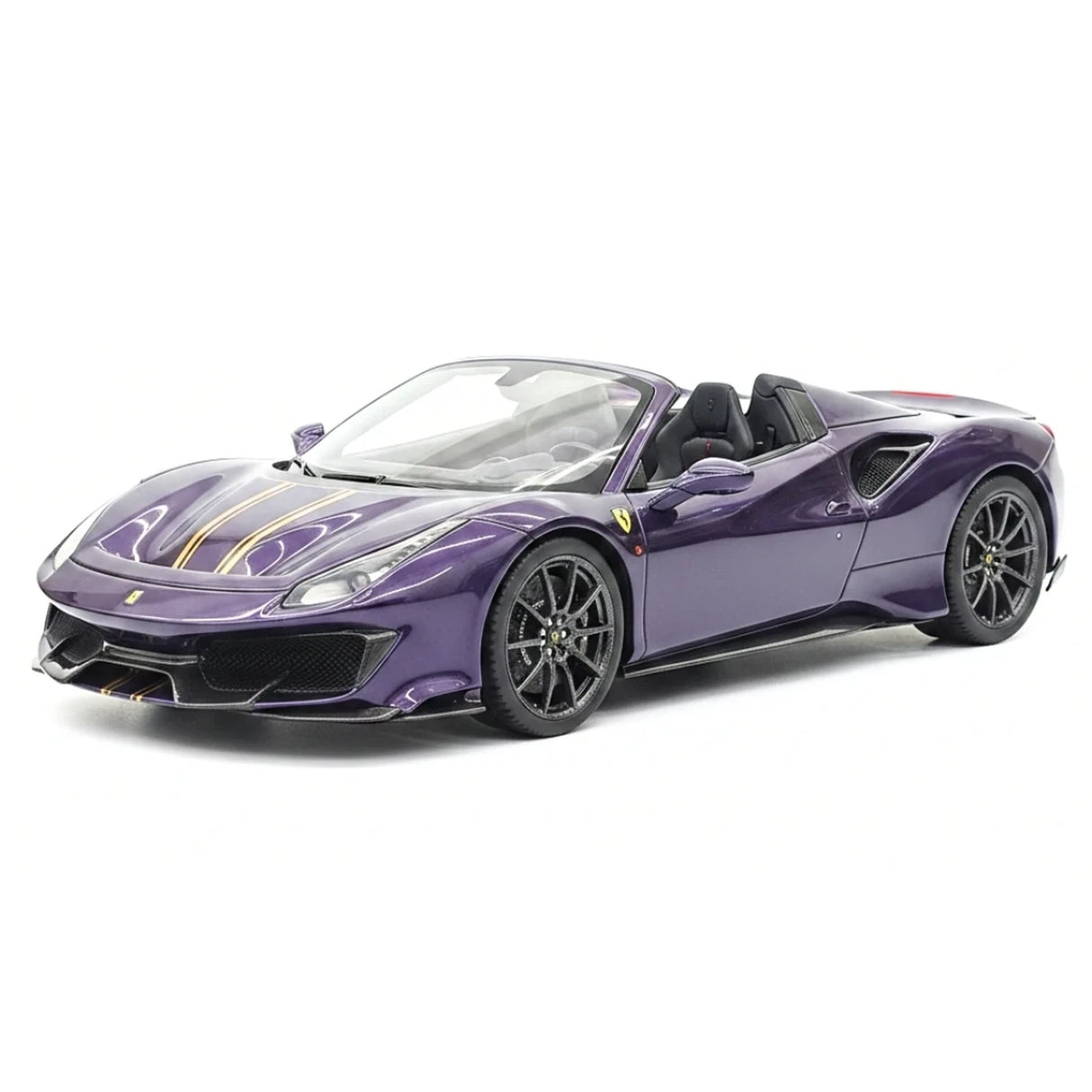 BBR Ferrari 2018 488 Pista Spider Viola Hong Kong 1:18 – Modello in resina collezionabile
