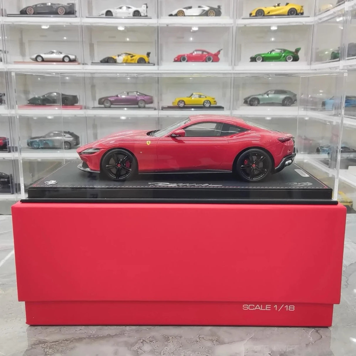 BBR Ferrari 2020 روما ريد 1:18 – نموذج راتنج قابل للجمع