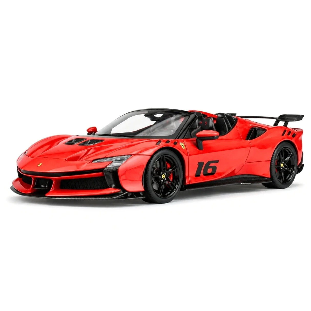 BBR Ferrari 2023 SF90 XX Spider Rosso Corsa 1:18 – Sammelobjekt-Resin-Modell-Resin