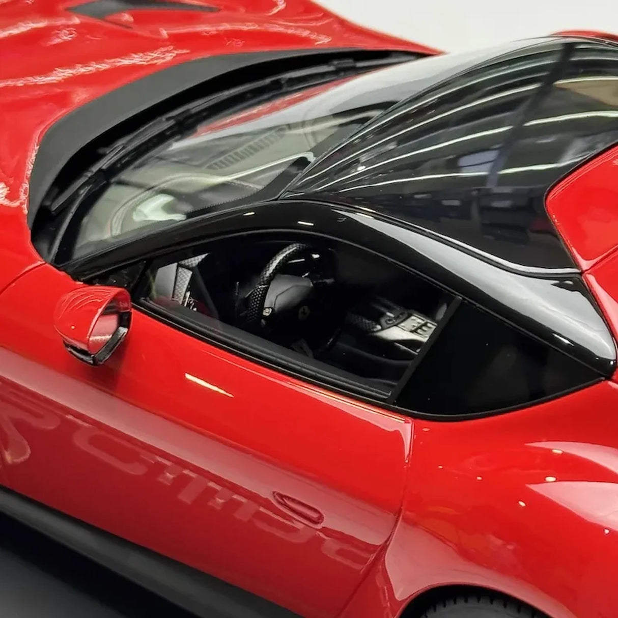 BBR Ferrari 2025 12 Cilindri Red 1:18 – kolekcjonerska żywica modelowa żywica