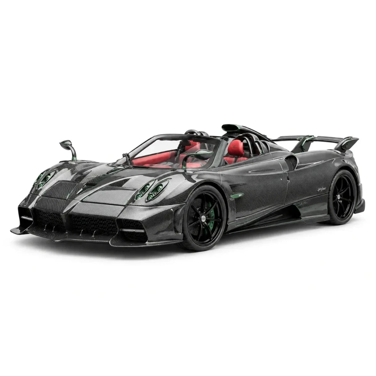 BBR Pagani 2023 Imola Roadster Black 1:18 – Resina de Modelo de Resina de Coleção