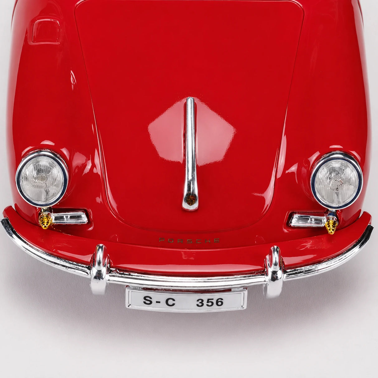 Bburago Porsche 1961 356B Coupe Red 1:24 – model wyświetlacza odlewany