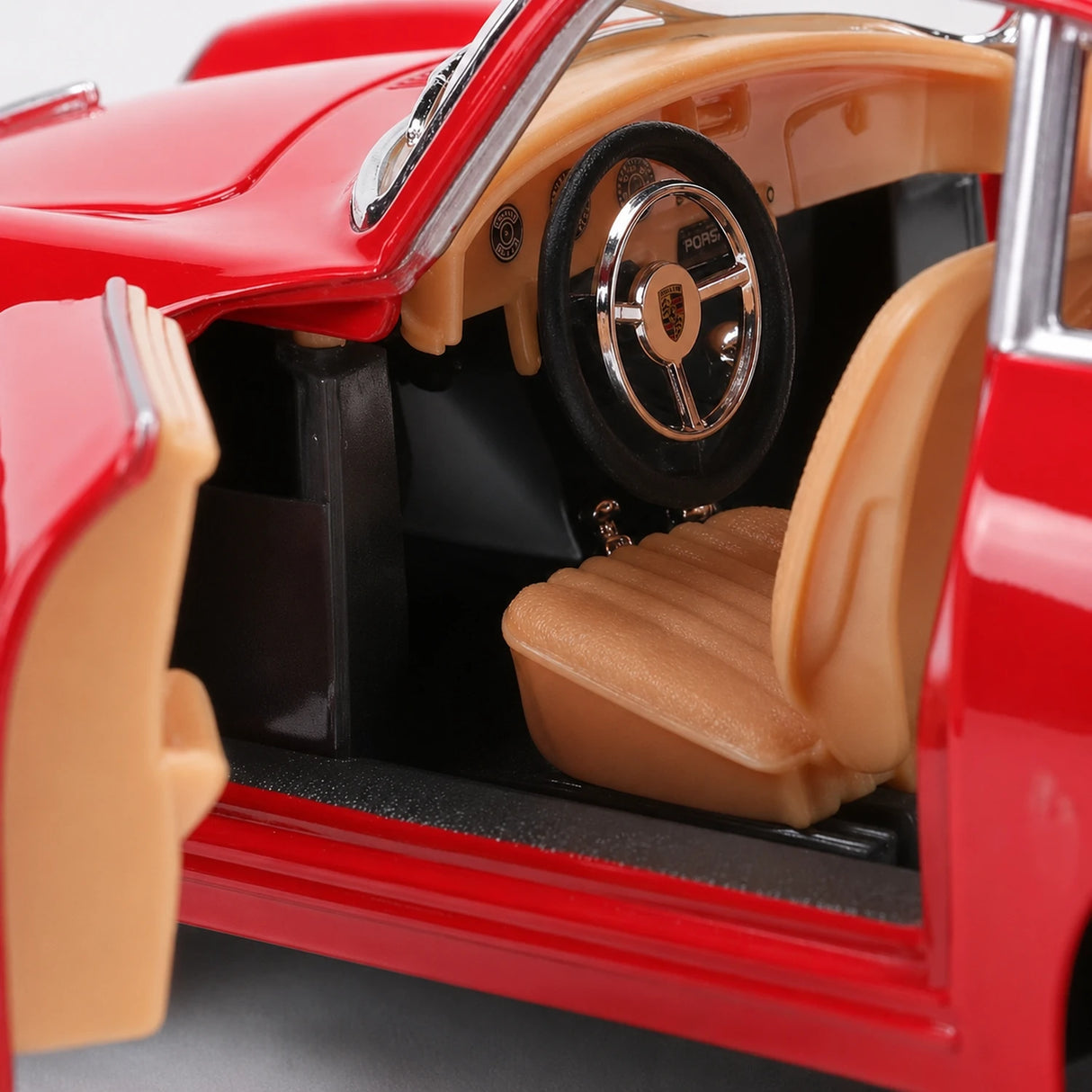 Bburago Porsche 1961 356B Coupe Red 1:24 – model wyświetlacza odlewany