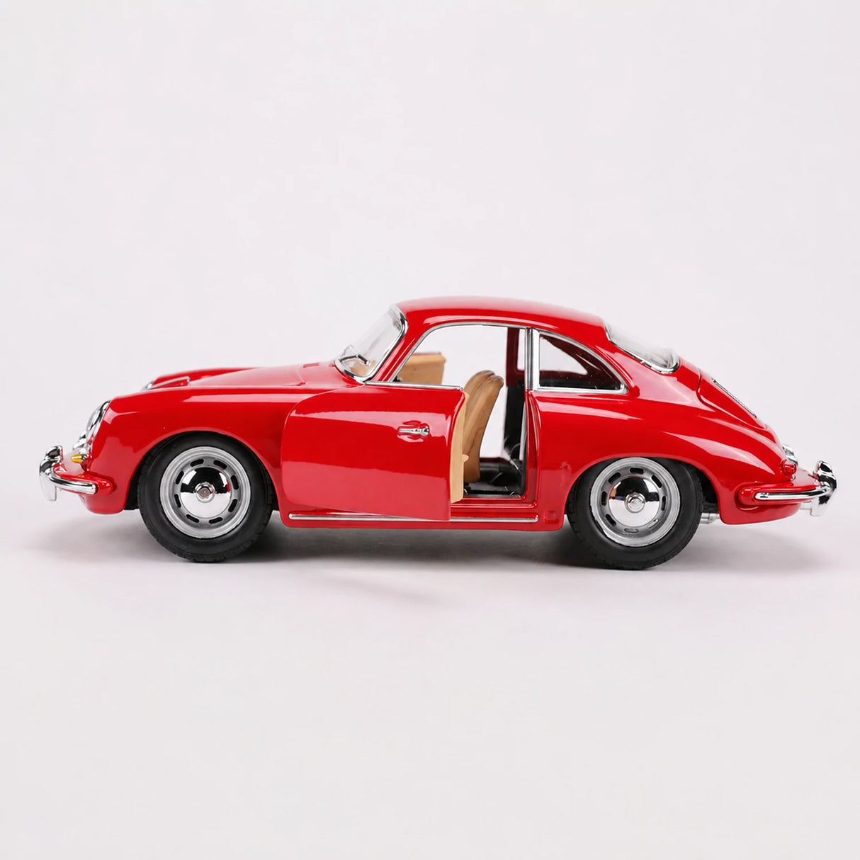 Bburago Porsche 1961 356B Coupe Red 1:24 – model wyświetlacza odlewany