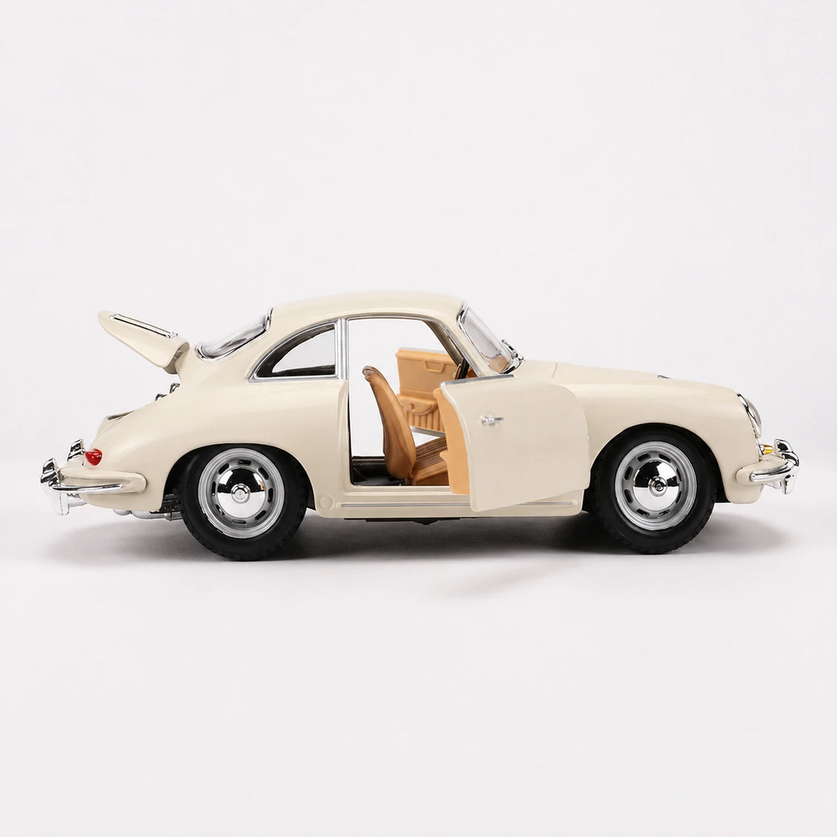 Bburago Porsche 1961 356B Coupe White 1:24 – model z odlewem odlewanym