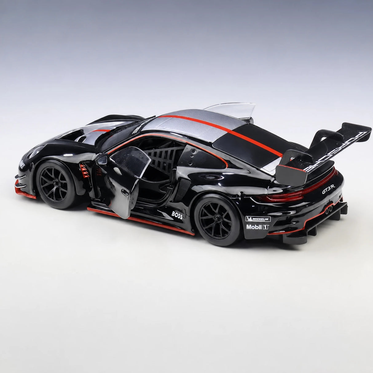 Bburago Porsche 2018 911 992 GT3 R 1:24 – Model wyświetlacza odlewany z odlewu