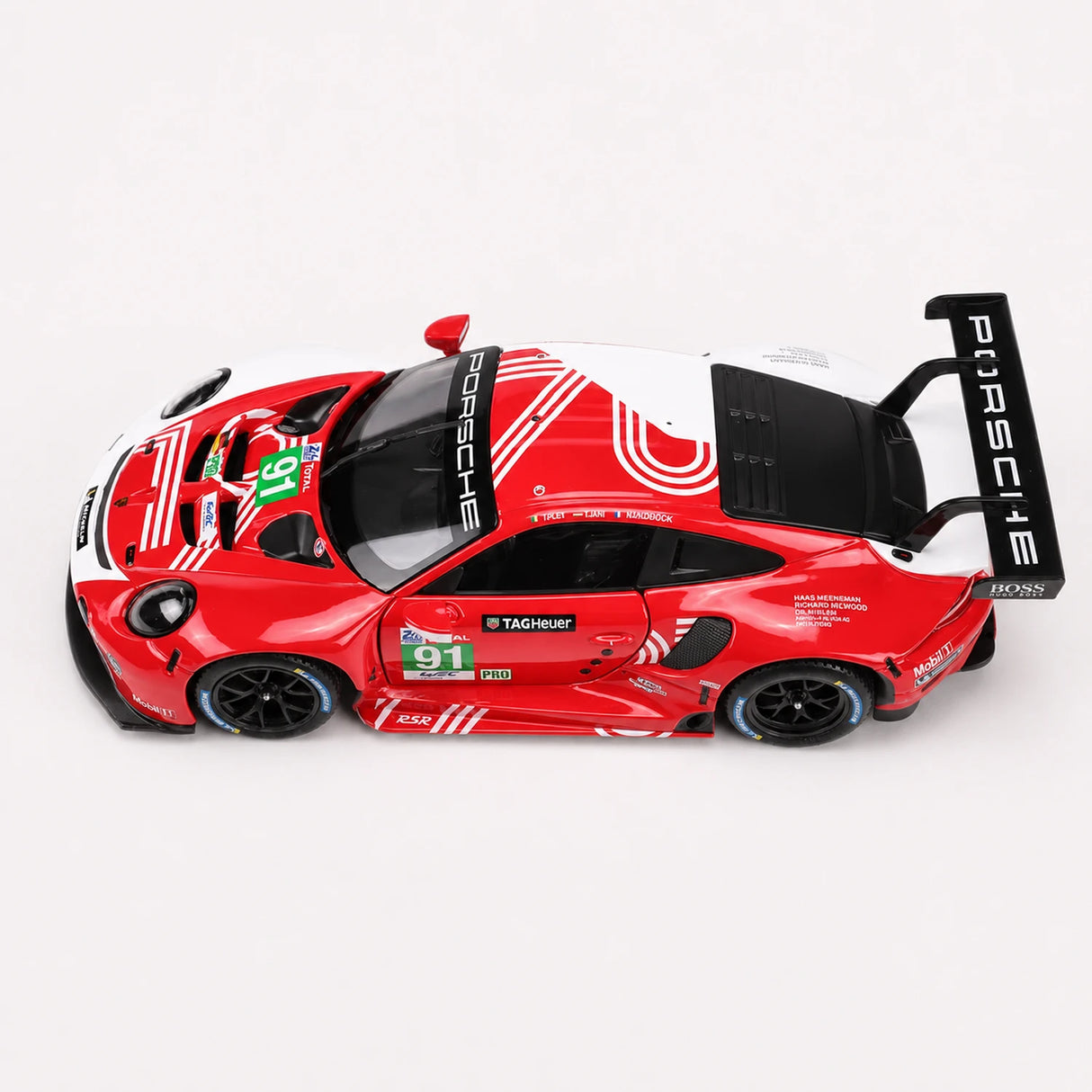 Bburago Porsche 2018 911 RSR #91 Le Mans 1:24 model wyświetlacza odlewanego – widok 7
