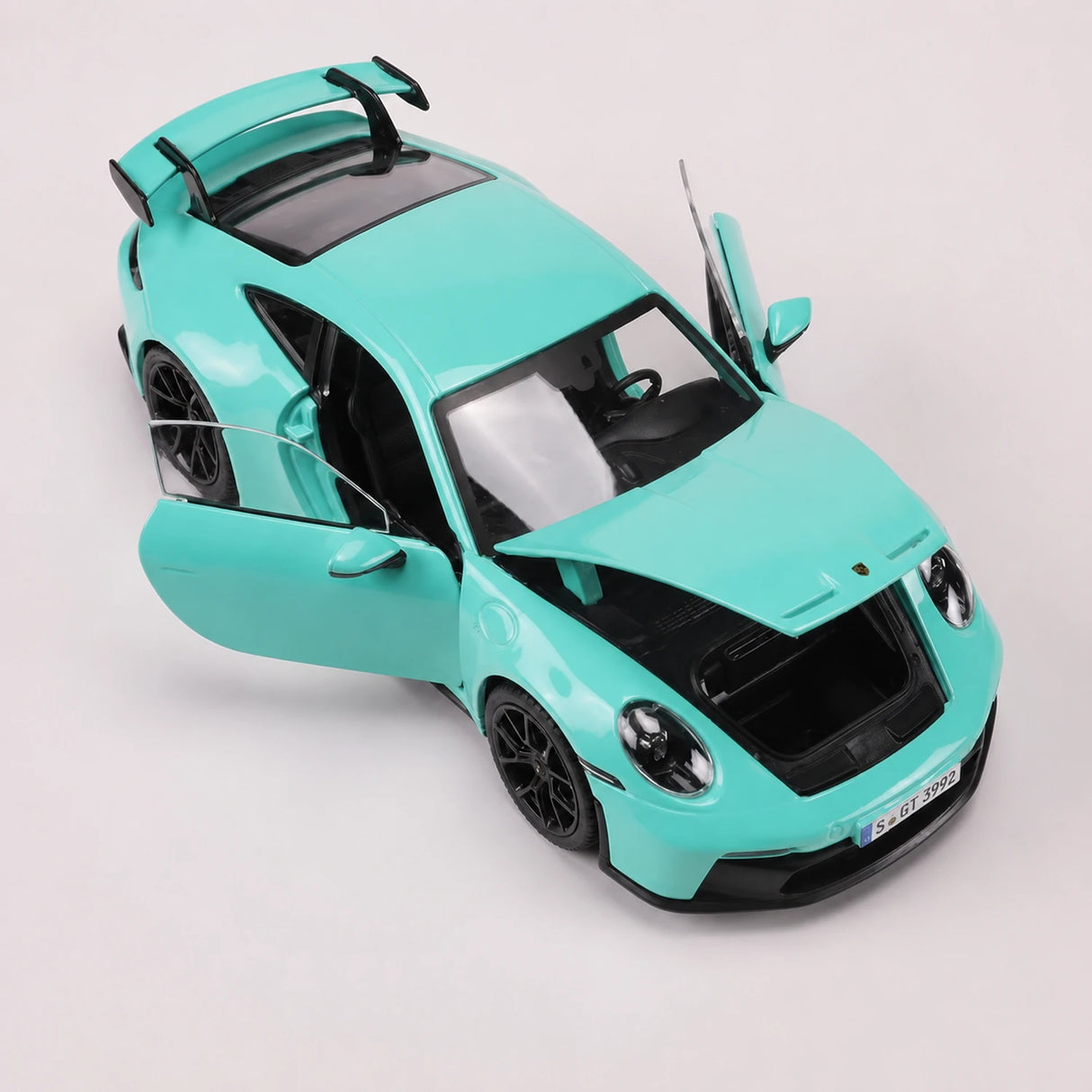 Bburago Porsche 2021 911 GT3 Blue 1:24 – نموذج عرض مصبوب، مصبوب.