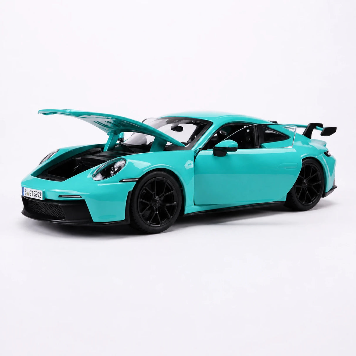 Bburago Porsche 2021 911 GT3 Blue 1:24 – نموذج عرض مصبوب، مصبوب.