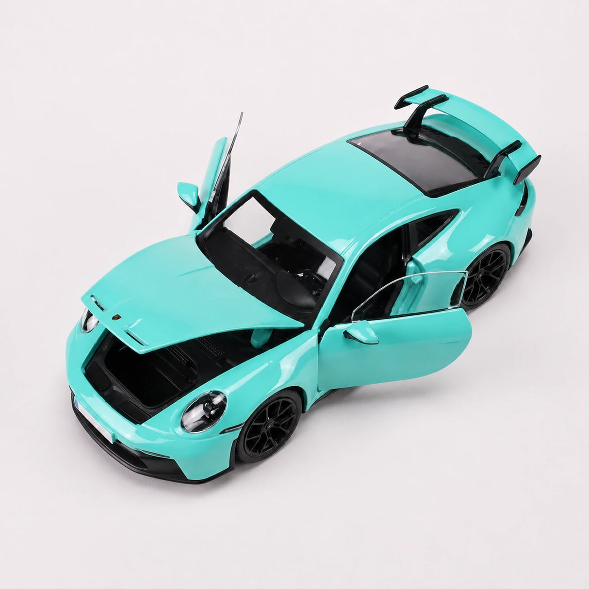 Bburago Porsche 2021 911 GT3 Blue 1:24 – نموذج عرض مصبوب، مصبوب.