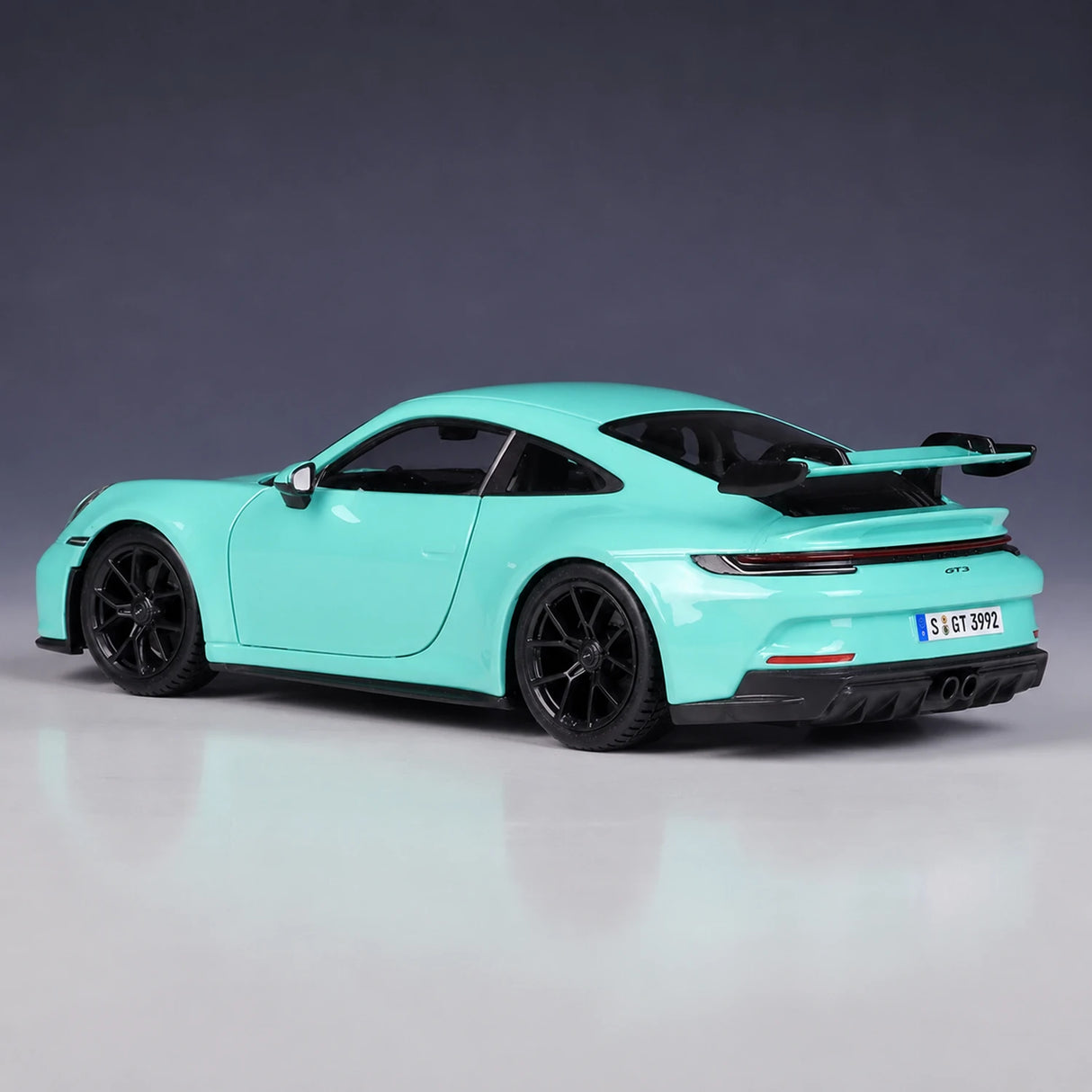 Bburago Porsche 2021 911 GT3 Blue 1:24 – نموذج عرض مصبوب، مصبوب.