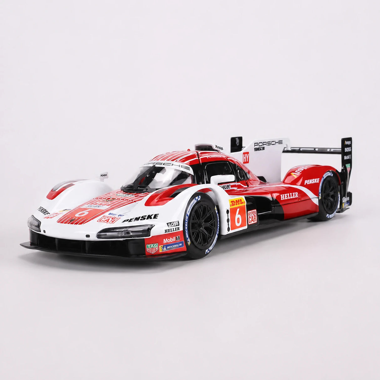 Bburago Porsche 2023 963 1:24 – Model wyświetlacza odlewany z odlewu